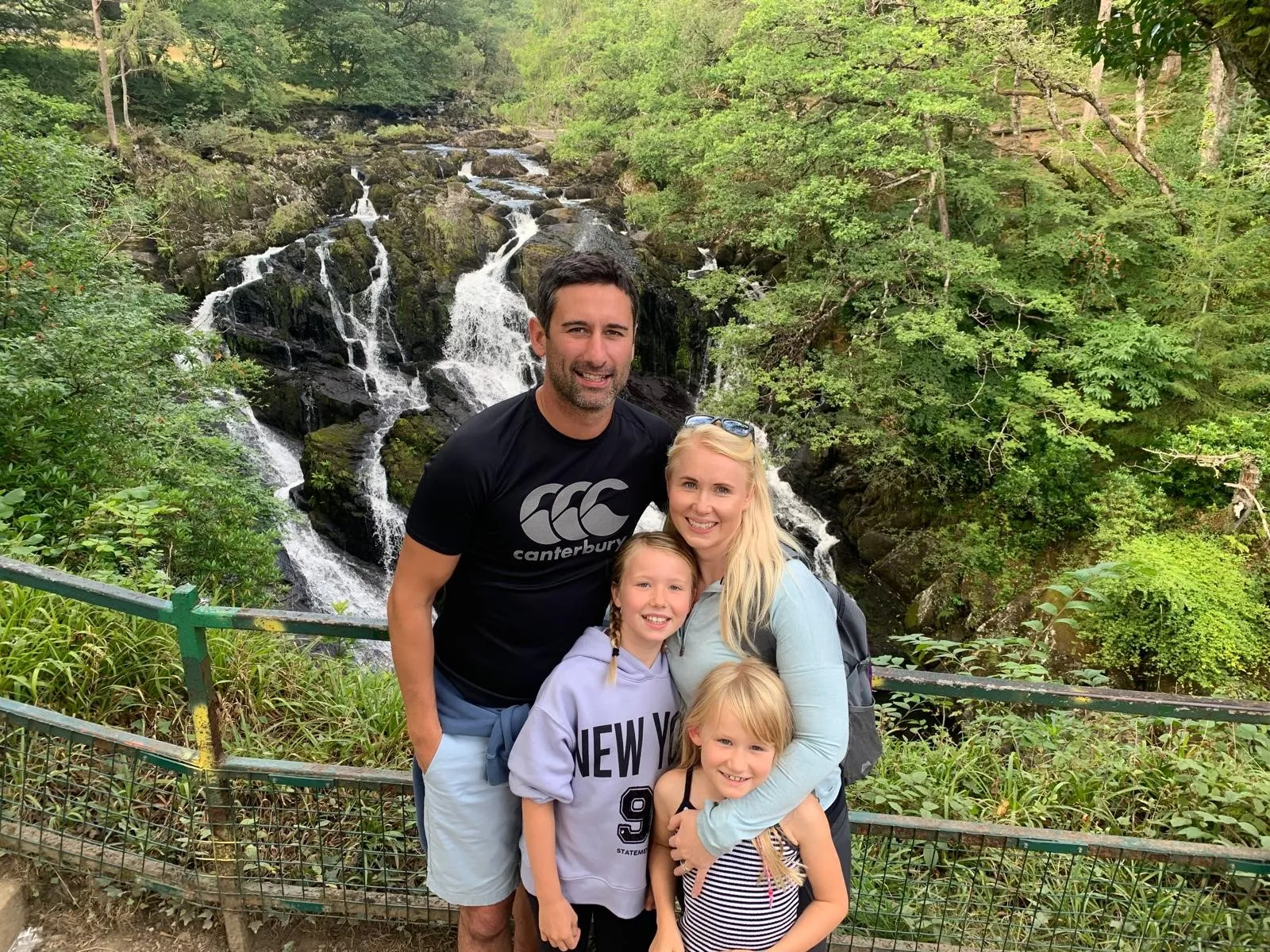 Sarah Blair and family for Q&A blog